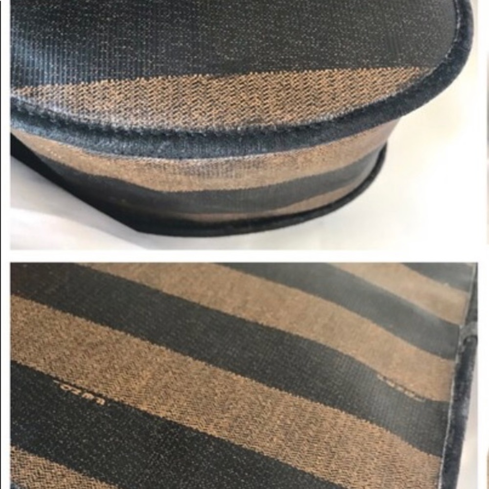 VINTAGE FENDI PENGUIN STRIPE VANITY CASE - Picture 4 of 12